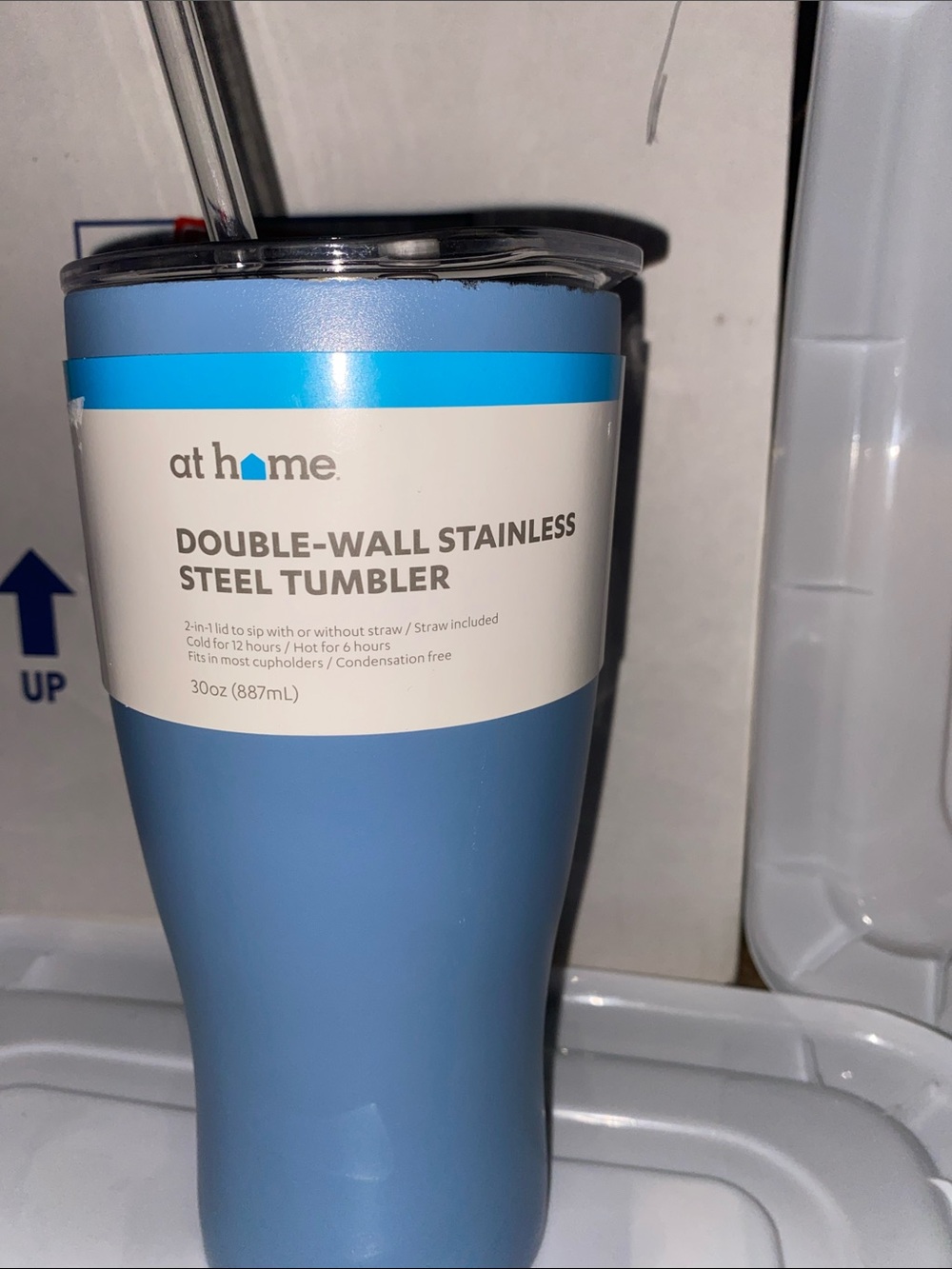 Double-Wall Stainless Steel Tumbler - Blue